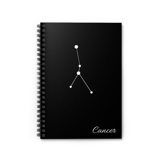 Zodiac Spiral Notebook - Ruled Line (Cancer)