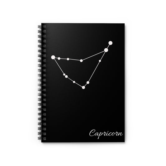 Zodiac Spiral Notebook - Ruled Line (Capricorn)