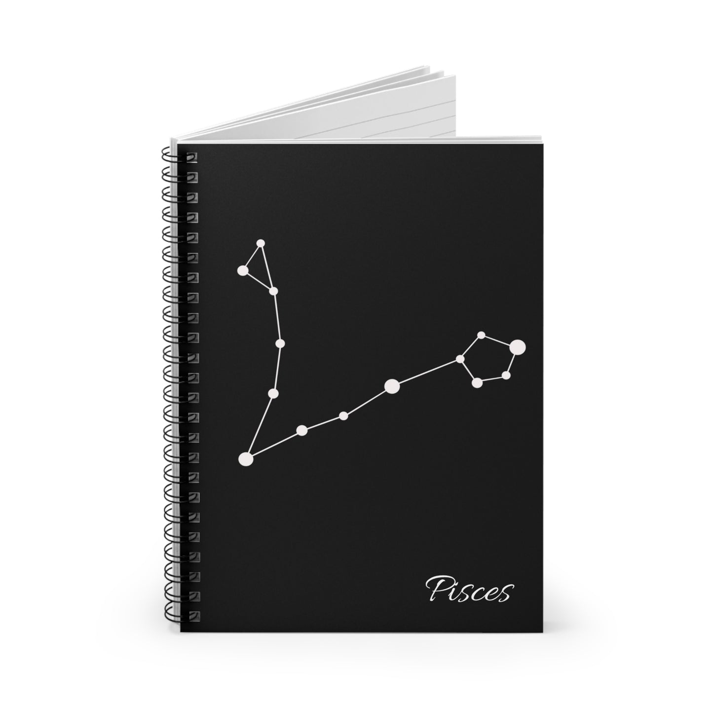 Zodiac Spiral Notebook - Ruled Line (Pisces)