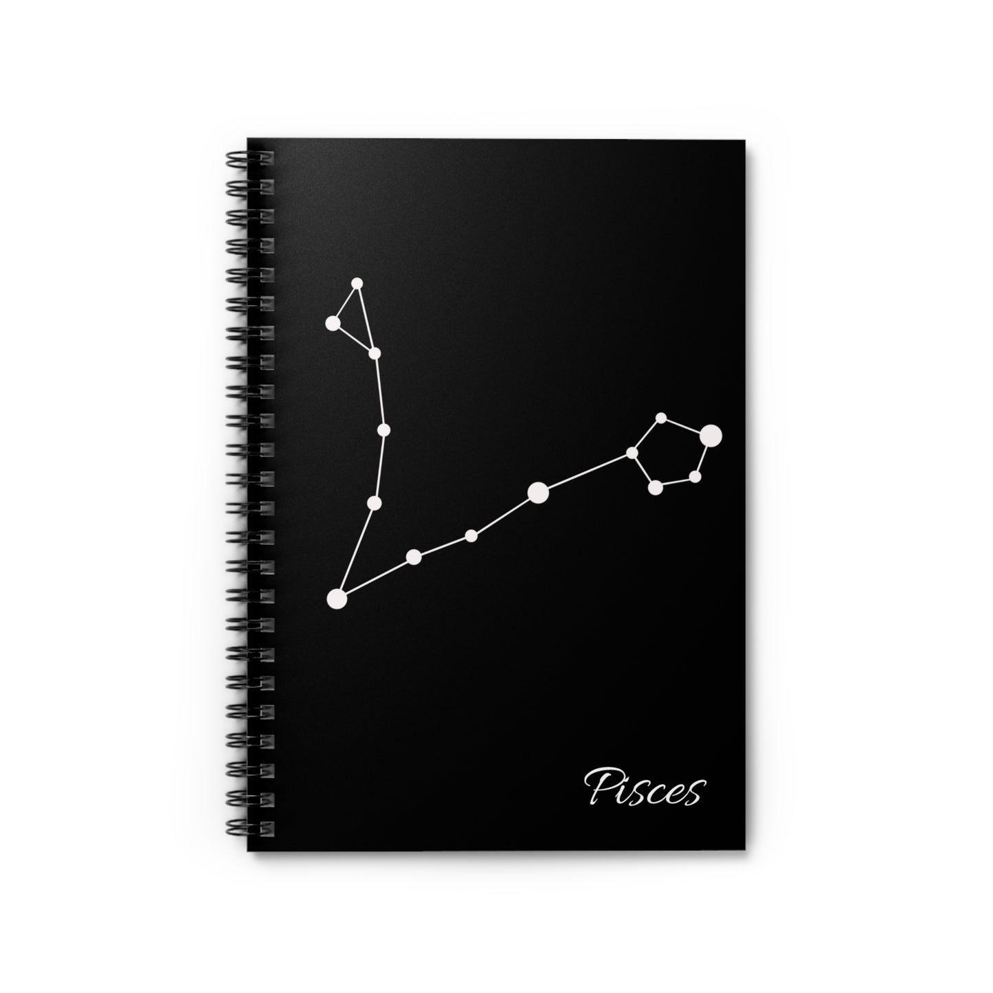 Zodiac Spiral Notebook - Ruled Line (Pisces)